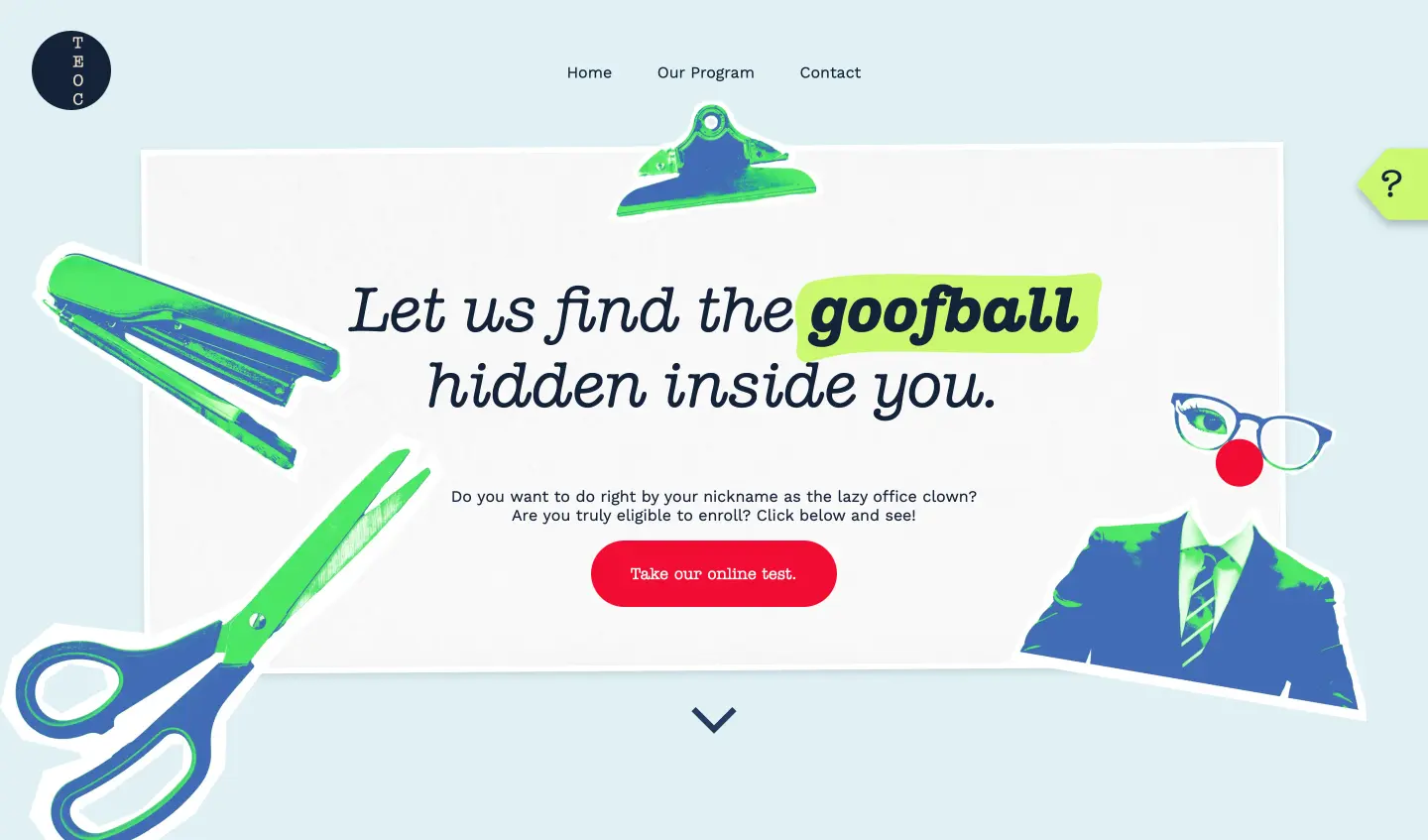 Image showing a website (called 'petals') design 